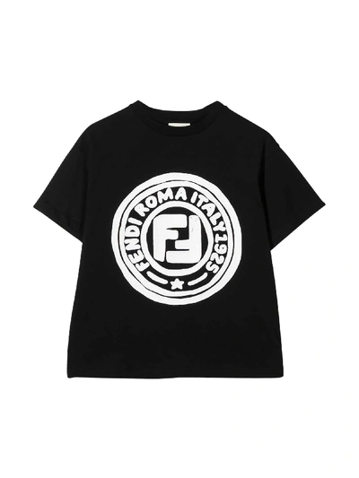 Shop Fendi Black T-shirt In Nero