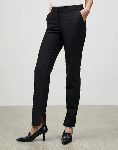 Shop Lafayette 148 Plus-size Acclaimed Stretch Waldorf Slim Pant In Black