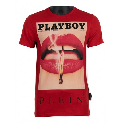 Pre-owned Philipp Plein Red Cotton T-shirts