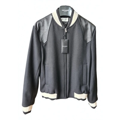 Pre-owned Saint Laurent Black Wool Jacket