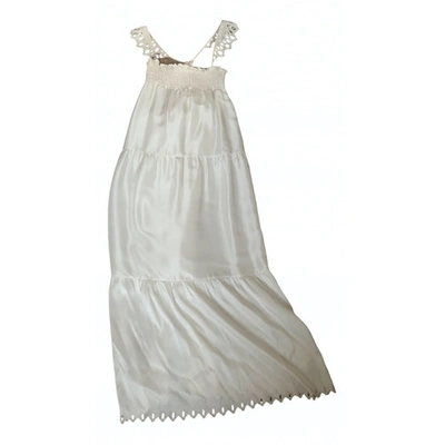 Pre-owned Vanessa Bruno White Silk Dress