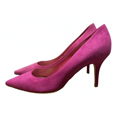 Pre-owned Dior Cherie Pointy Pump Heels In Pink