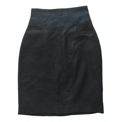 Pre-owned Hugo Boss Black Cotton Skirt