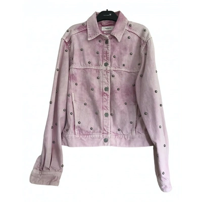 Pre-owned Isabel Marant Étoile Pink Cotton Leather Jacket