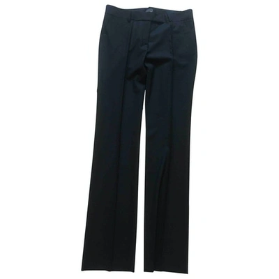 Pre-owned Fendi Straight Pants In Black