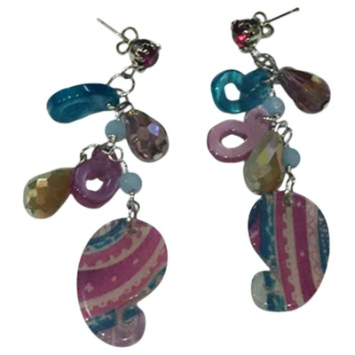 Pre-owned Etro Earrings In Multicolour