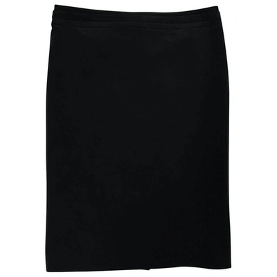 Pre-owned Gucci Black Cotton - Elasthane Skirt