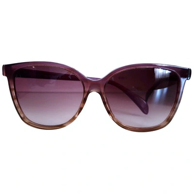 Pre-owned Giorgio Armani Purple Sunglasses