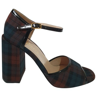 Pre-owned Mulberry Cloth Heels In Multicolour