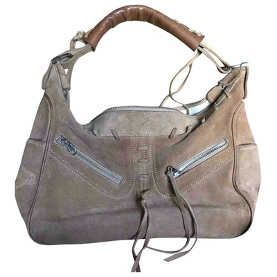 Pre-owned Tod's Handbag In Beige