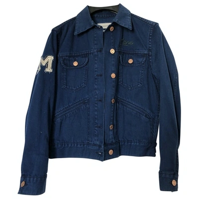 Pre-owned Isabel Marant Étoile Blue Cotton Jacket