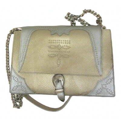 Pre-owned Orciani Silver Leather Handbag