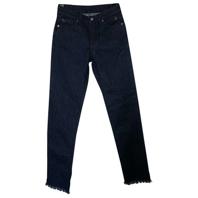 Pre-owned Alyx Blue Cotton Jeans