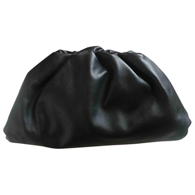 Pre-owned Bottega Veneta Pouch Black Leather Clutch Bag