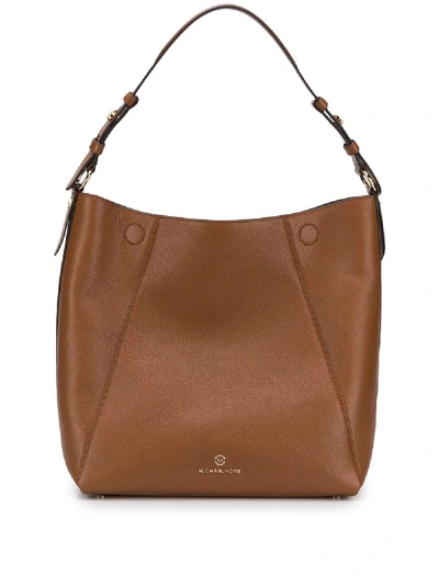 Shop Michael Michael Kors Large Tote Bag In Neutrals