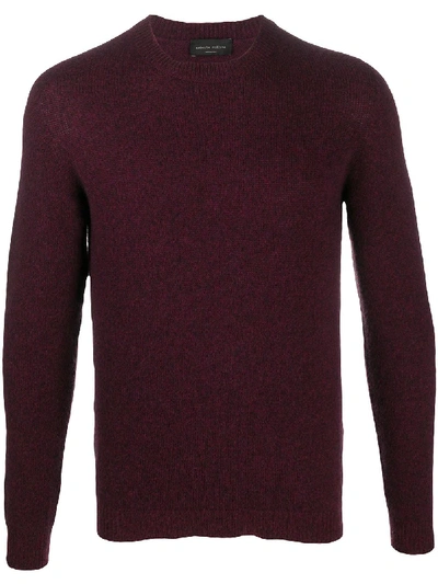 Shop Roberto Collina Crew Neck Sweater In Purple