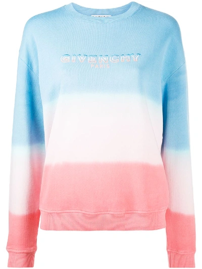 Shop Givenchy Tie-dye Sweatshirt In Pink