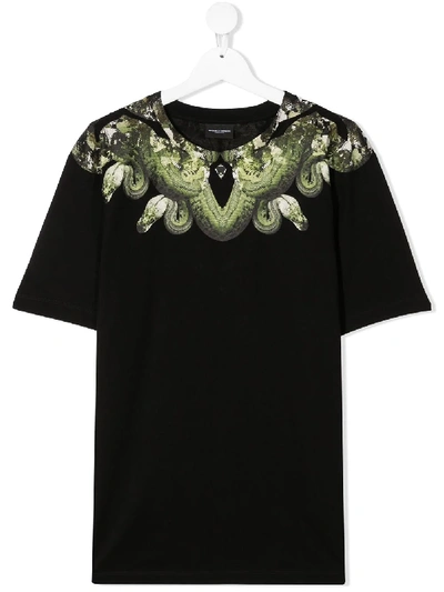 TEEN SNAKE PRINT CREWNECK T-SHIRT