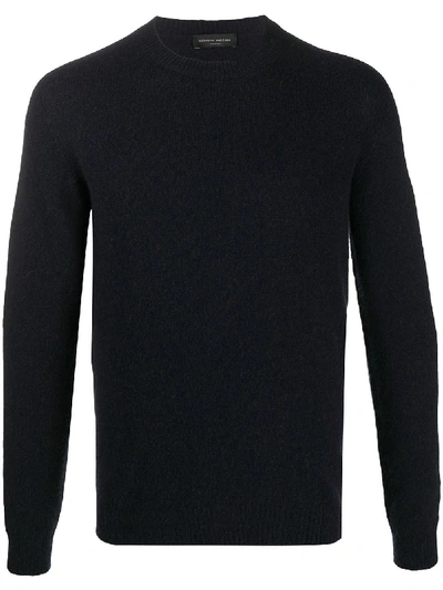 Shop Roberto Collina Crew Neck Sweater In Blue