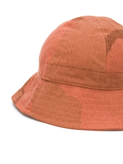 Shop Marine Serre Cotton Hat In Red