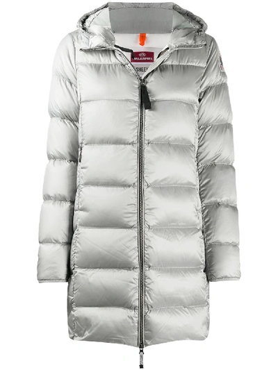 Shop Parajumpers Marion Puffer In Grey