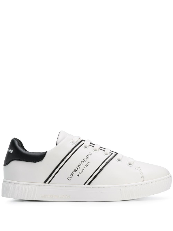 emporio armani shoes white
