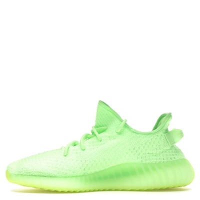 Pre-owned Adidas Originals Yeezy 350 V2 Glow In The Dark (gid) Sneakers Size 46 In Green