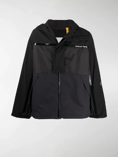 Shop Moncler Genius Warren Hooded Jacket In Black