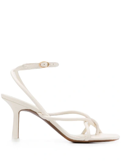 Shop Neous Knotted Sandals In Neutrals