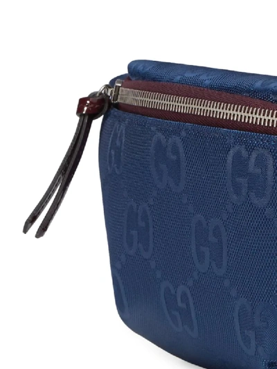 Shop Gucci Off The Grid Belt Bag In Blue