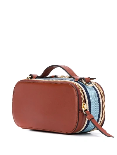 Shop Chloé Mini  C Vanity Bag In Brown