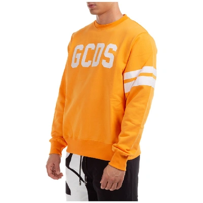 Shop Gcds Logo Sweatshirt In Orange