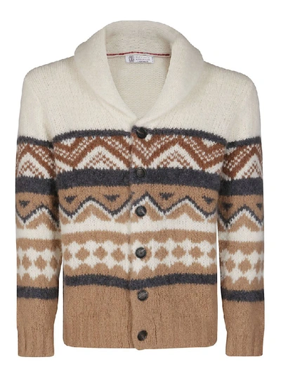 Shop Brunello Cucinelli Button In Multi