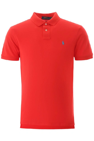 Shop Polo Ralph Lauren Logo Slim In Red