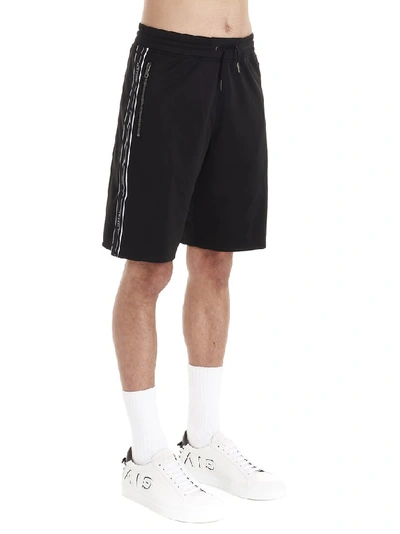 Shop Givenchy Webbing Shorts In Black