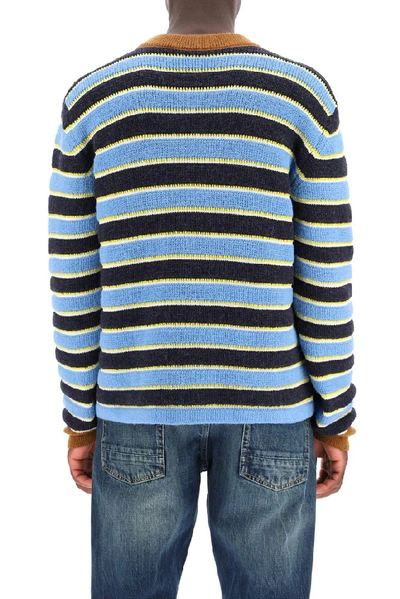 Shop Lanvin Striped Sweater In Multi