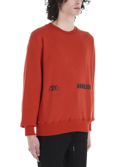 Shop Ambush Logo Crewneck Sweatshirt In Red