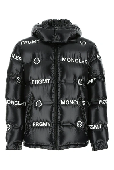 Moncler X Fragment Hiroshi Fujawara Allover Print Down Jacket In 999 Black Moncler X Fragment Hiroshi Fujawara Allover Print Down Jacket In 999 Black