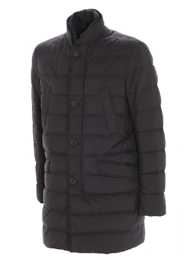 Shop Herno Padded Down Coat In Grey