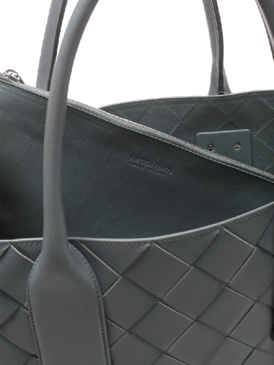 Shop Bottega Veneta Medium Shopper Bag In Grey