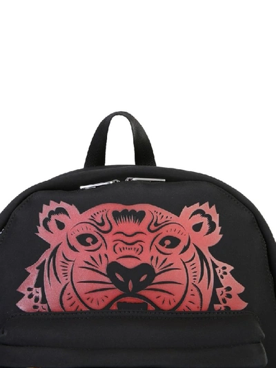 Shop Kenzo Large Tiger Backpack In Black