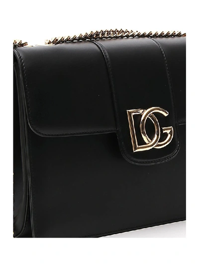 Shop Dolce & Gabbana Dg Millennials Logo Shoulder Bag In Black