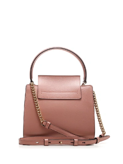 Shop Ferragamo Salvatore  Small Vara Bow Handbag In Pink