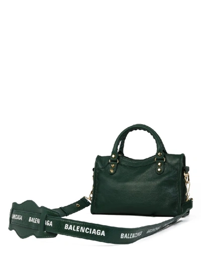 Shop Balenciaga Classic City Mini Shoulder Bag In Green