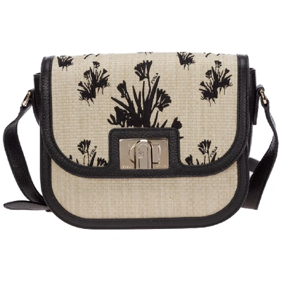 Shop Furla 1927 Small Shoulder Bag In Beige