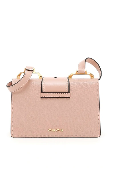Shop Miu Miu Lady Shoulder Bag In Pink