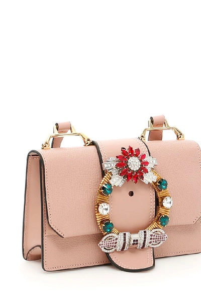 Shop Miu Miu Lady Shoulder Bag In Pink