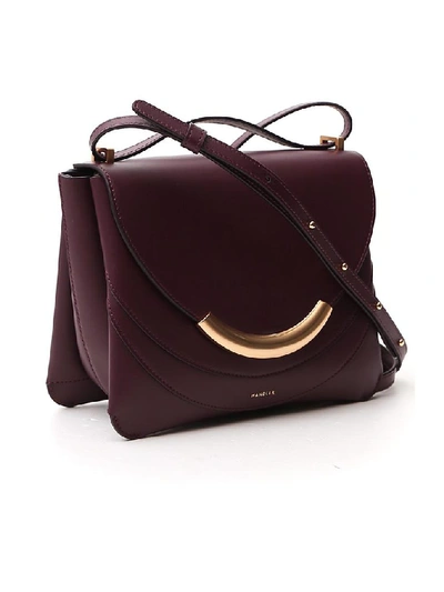 Shop Wandler Luna Arch Shoulder Bag In Purple