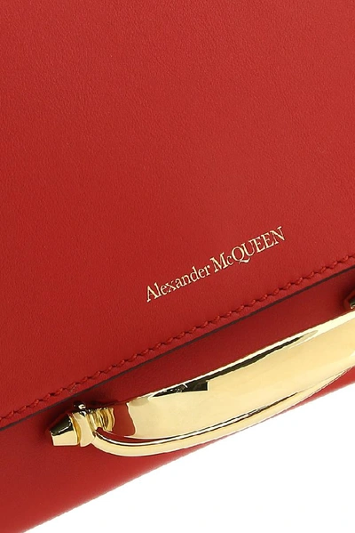 Shop Alexander Mcqueen The Story Clutch Bag In Red