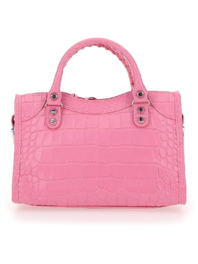 Shop Balenciaga Classic City Mini Tote Bag In Pink